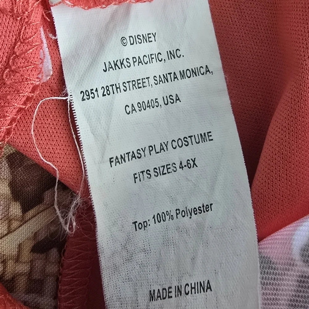 Moana costumes size 4-6